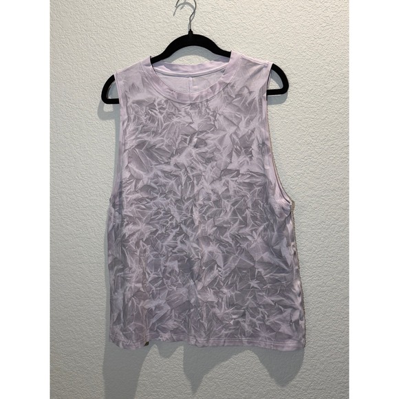 Lululemon Tops - Lululemon Women Muscle Tank Lavender Tie Dye Purple Size 6